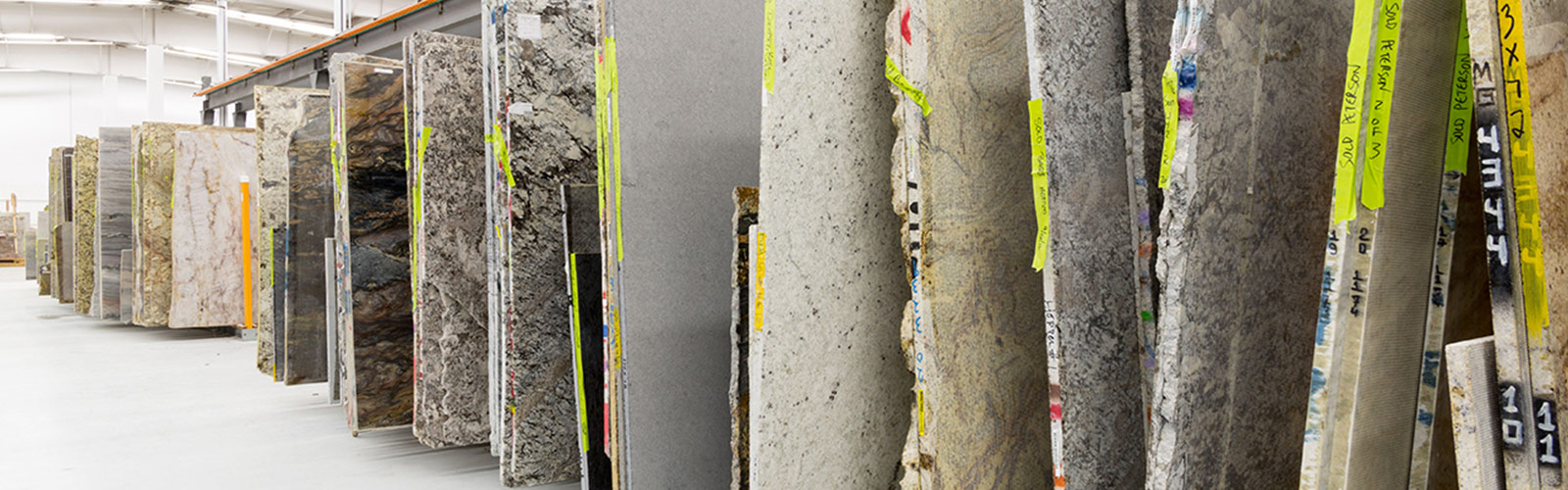 Selection of countertops
