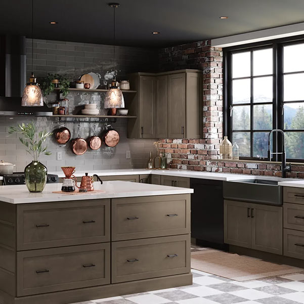 Kitchen cabinets