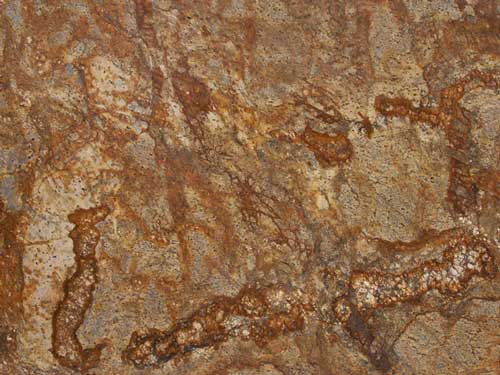 Countertop stone slab of Golden Rust Granite