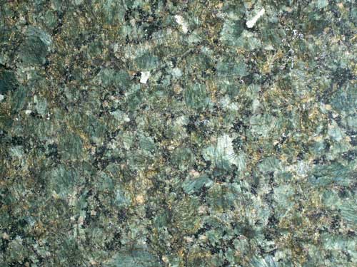 Countertop stone slab of Verde Peacock Granite