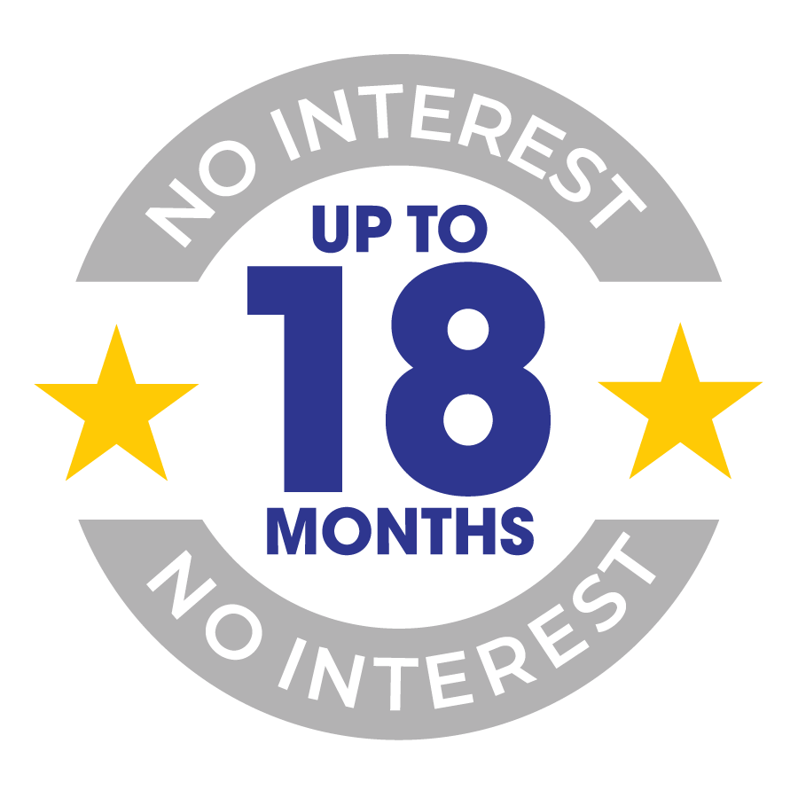 No Interest for 18 Months